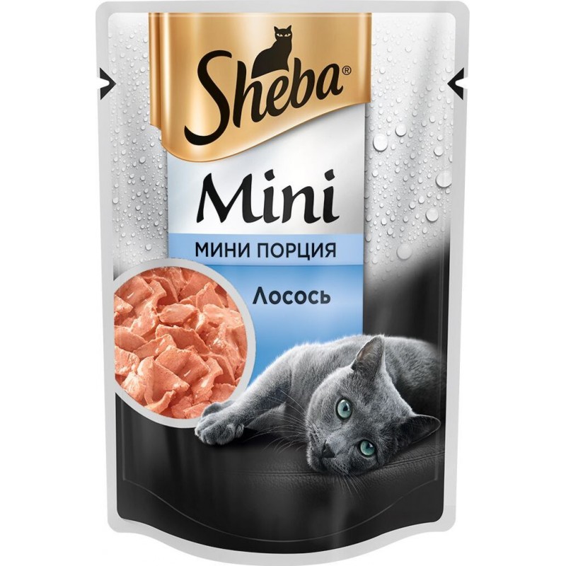 Консервы для кошек Sheba Mini, с лососем, 50 г