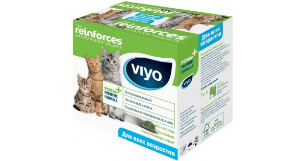 VIYO Reinforces All Ages CAT пребиотический напиток для кошек всех ...