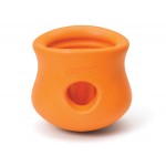 West Paw Zogoflex Игрушка-головоломка для лакомств, для собак Toppl S 8 см оранжевая