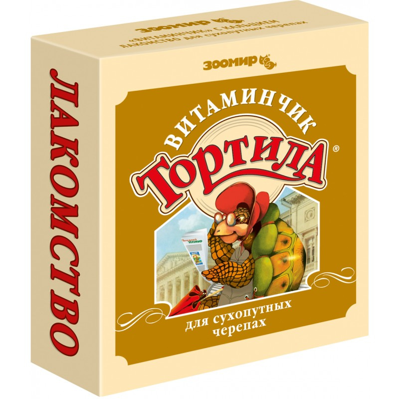 Купить Тортила "витаминчик" для сухопутных черепах 50 гр Тортила в Калиниграде с доставкой (фото)