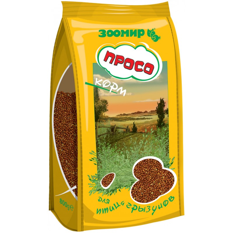 Просо, корм для птиц и грызунов 800 гр