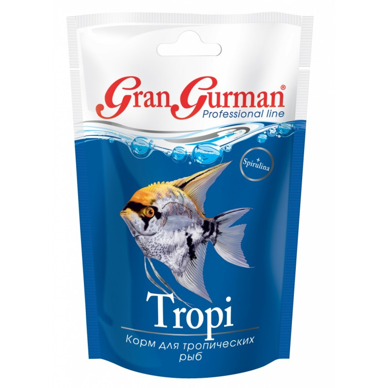 Купить Gran Gurman "Tropi", корм для тропических рыб 30 гр Gran Gurman в Калиниграде с доставкой (фото)