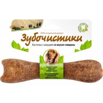 Зубочистики деревенские лакомства для средних собак со вкусом говядины, 1 шт. 95 гр