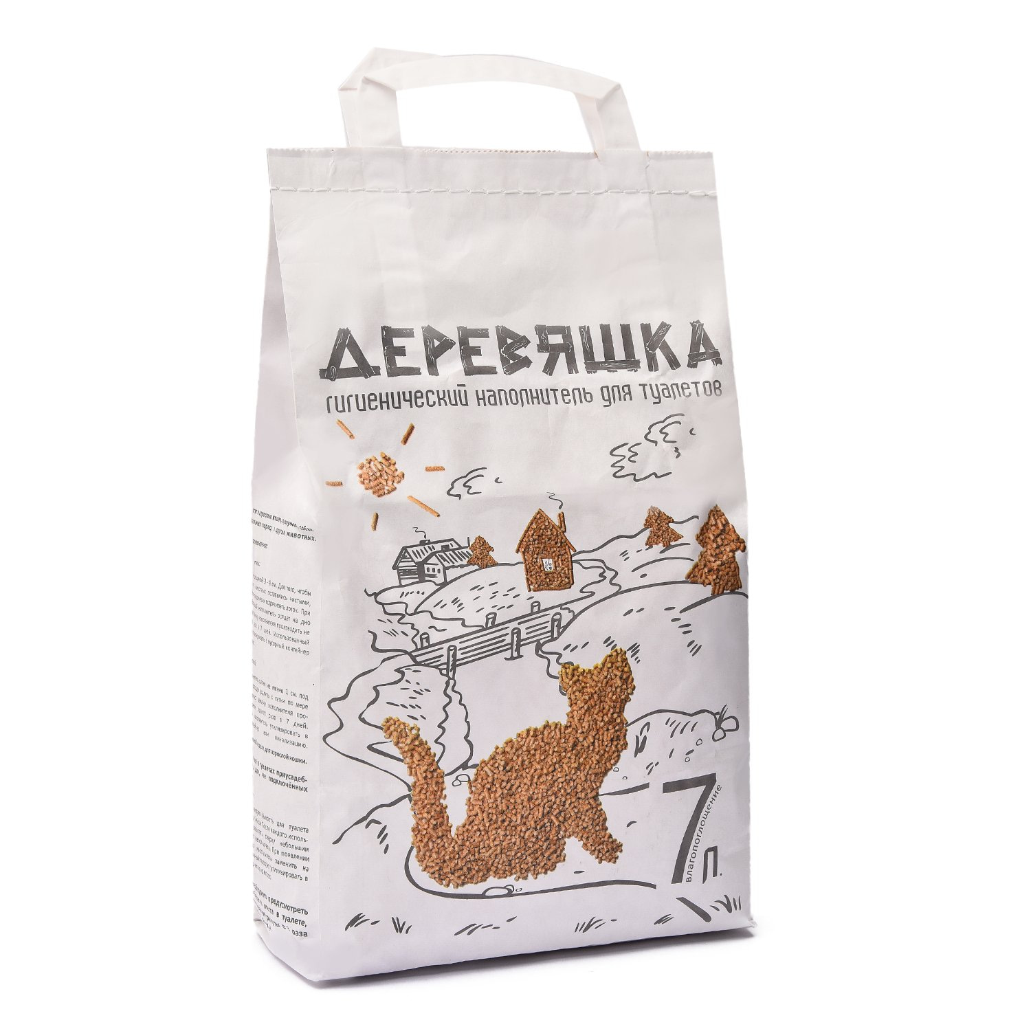 🥇199 р. – Наполнитель для туалетов Зверье Мое Деревяшка, древесный ...