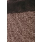 Когтеточка Зверье Мое М-4, ковровая с мехом, 67 х 15 х 3 см, бежевый