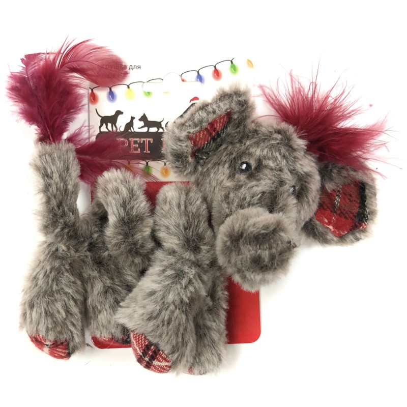 Купить Petpark игрушка для кошек Christmas Кудрявый слон Aromadog в Калиниграде с доставкой (фото)