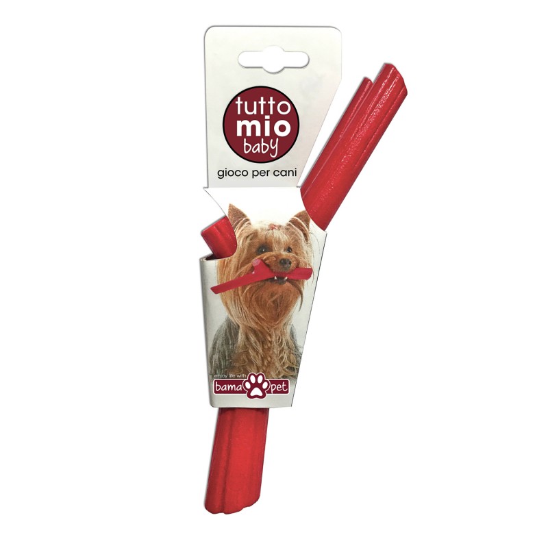 BAMA PET игрушка для собак палочка TUTTO MIO 16 см, резина, цвета в ассортименте