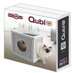 BAMA PET домик для кошек QUBLO 35x35x35h см, белый