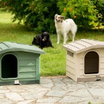 BAMA PET будка для собак BUNGALOW M 89х75х62h см, пластик, бежевая