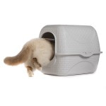 BAMA PET био-туалет для кошек PRIVE' 42х50,5х39,6h см, белый