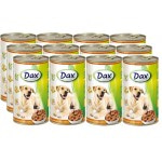 Корм консервированный "Dax" для собак, с домашней птицей, 415 гр