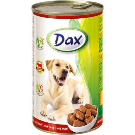 DAX консервы для собак, с говядиной, 415 гр