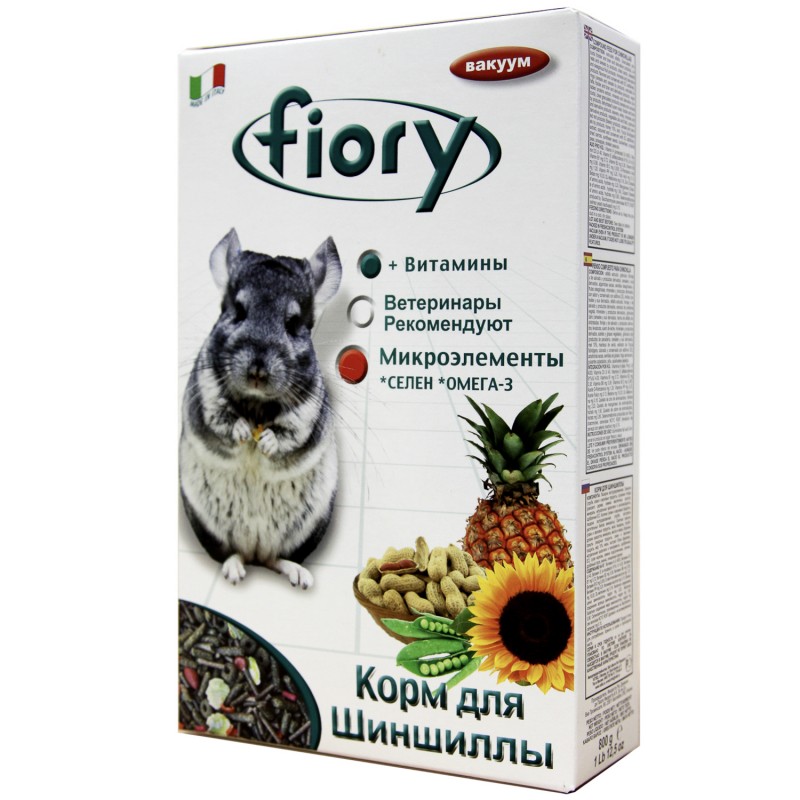 Купить FIORY корм для шиншилл Cincy 800 г Fiory в Калиниграде с доставкой (фото)