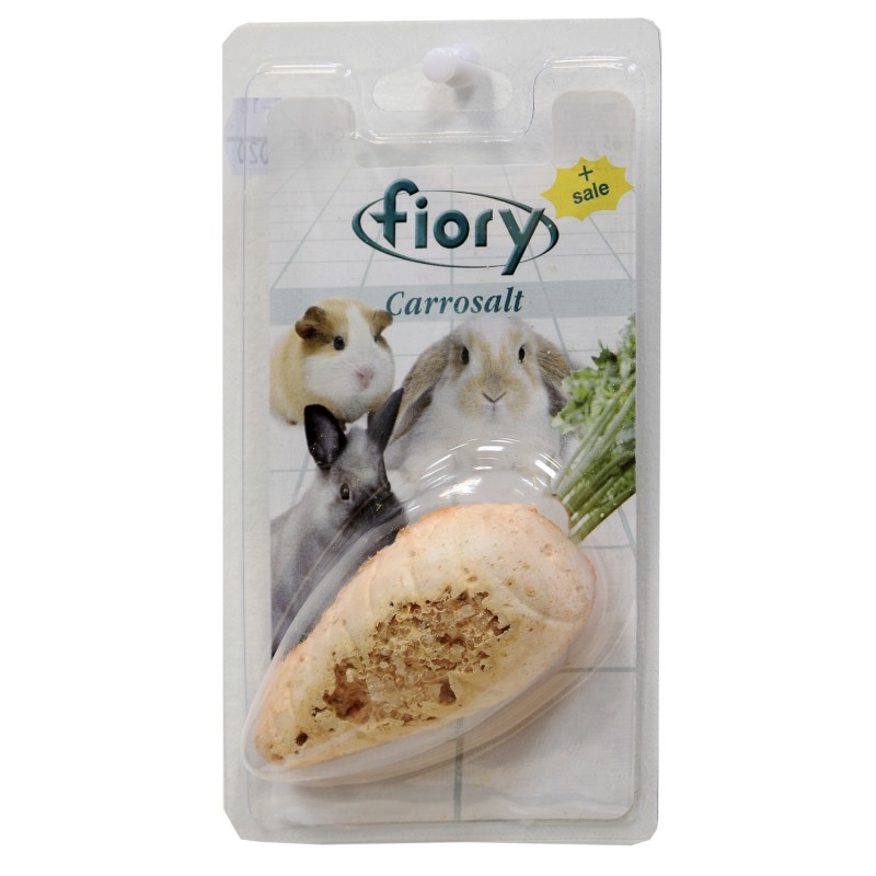 Купить FIORY био-камень для грызунов Carrosalt с солью в форме моркови 65 г Fiory в Калиниграде с доставкой (фото)