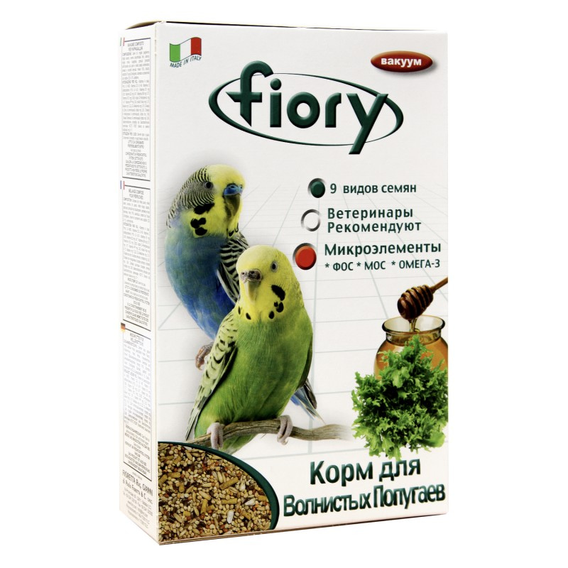 Купить FIORY корм для волнистых попугаев Pappagallini 1 кг Fiory в Калиниграде с доставкой (фото)