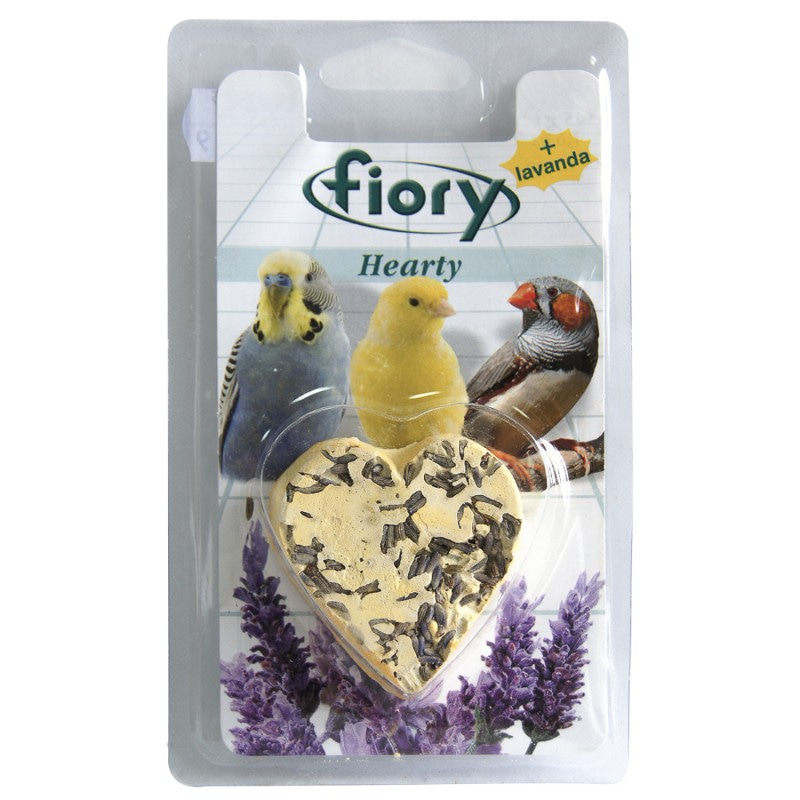 Купить FIORY био-камень для птиц Hearty с лавандой в форме сердца 45 г Fiory в Калиниграде с доставкой (фото)
