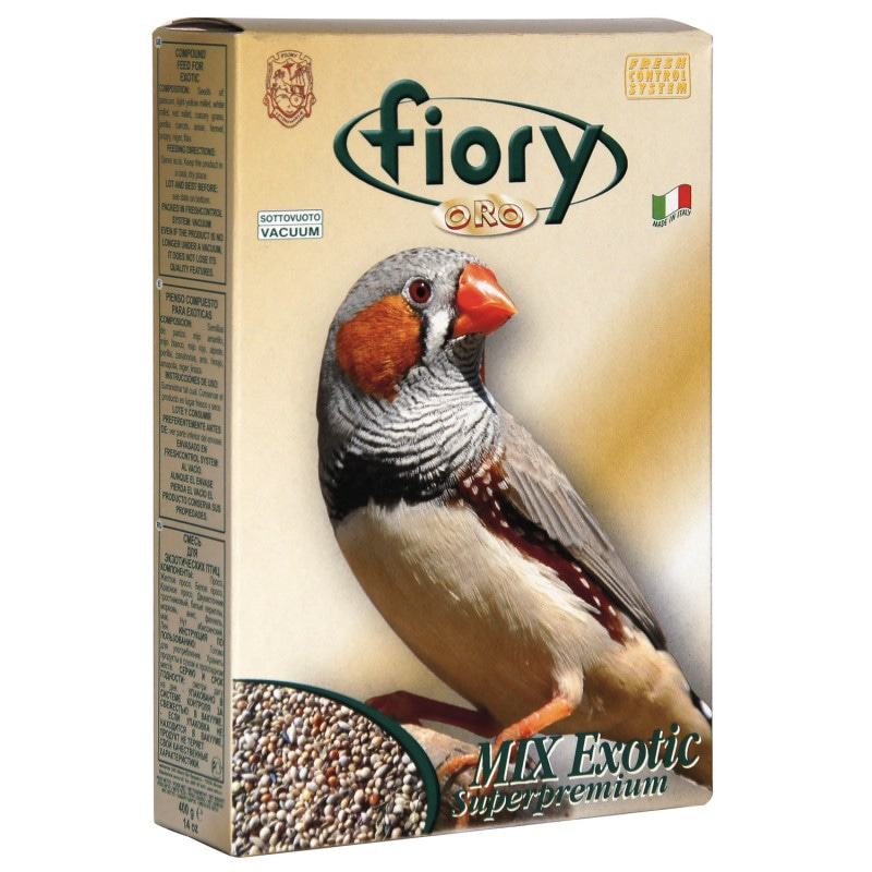 Купить FIORY корм для экзотических птиц ORO MIX Exotic 400 гр Fiory в Калиниграде с доставкой (фото)