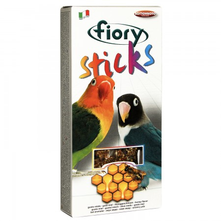FIORY палочки для средних попугаев Sticks с медом 2х60 г