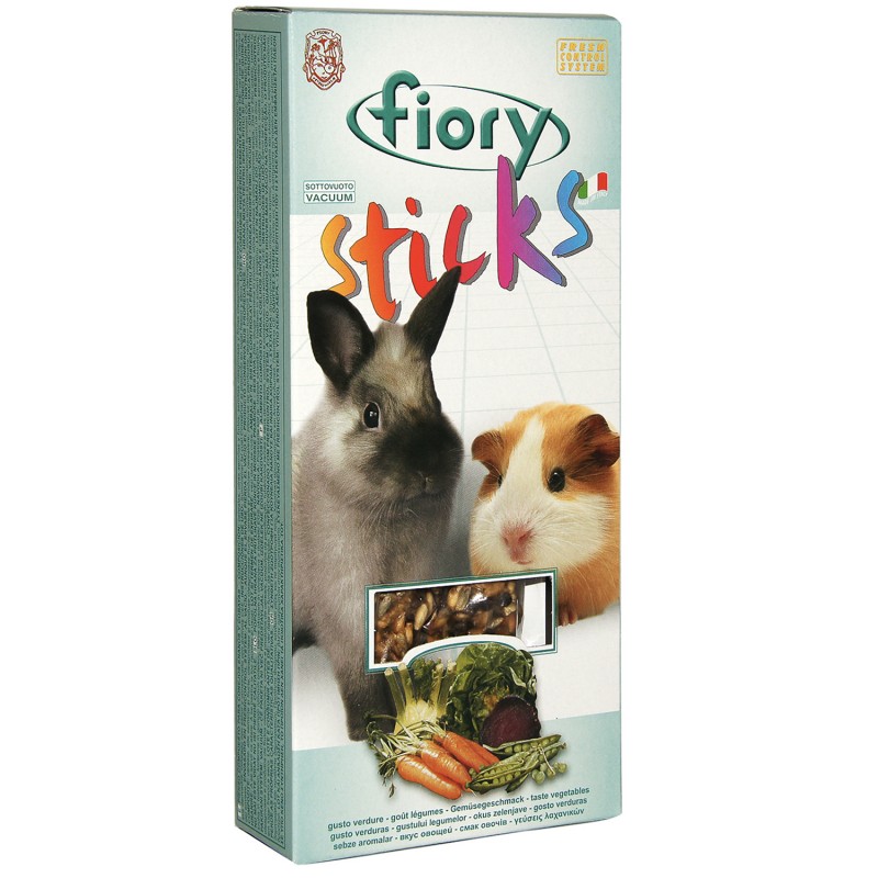 Купить FIORY палочки для кроликов и морских свинок Sticks с овощами 2х50 г Fiory в Калиниграде с доставкой (фото)