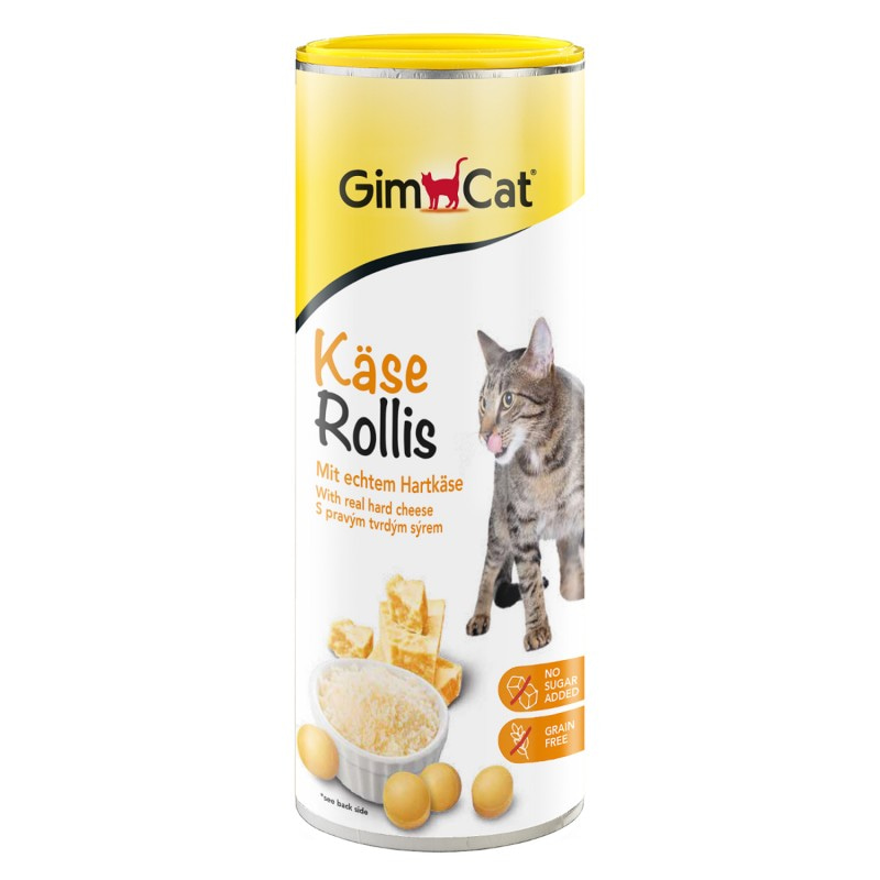 GIMCAT Сырные ролики витаминизированные лакомства для кошек 425 г