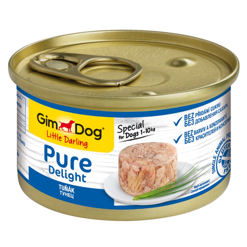 Влажный корм GimDog Pure Delight для собак из тунца 85 г