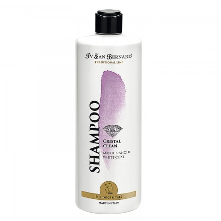 Iv San Bernard Traditional Line Cristal Clean Шампунь для устранения желтизны шерсти 500 мл