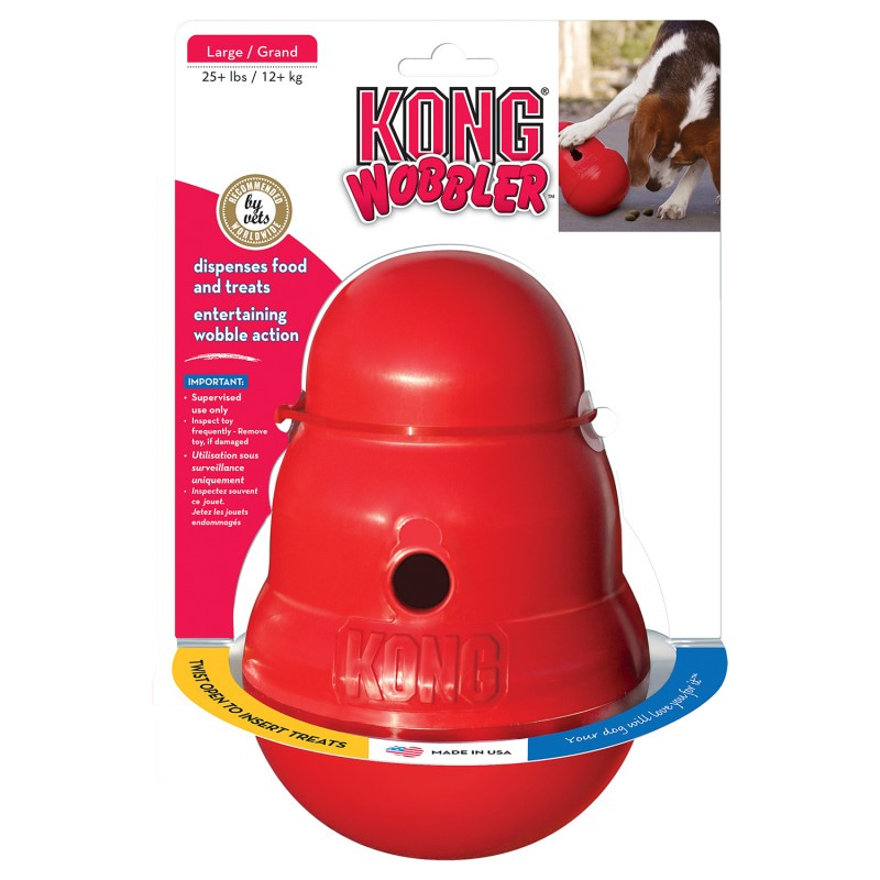 KONG Wobbler игрушка для лакомств интерактивная для средних собак (Воблер)