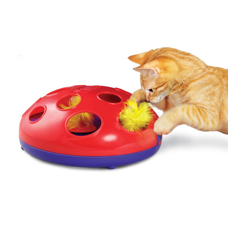 KONG игрушка трек для кошек Glide'n'Seek трек на батарейках диаметр 24 см
