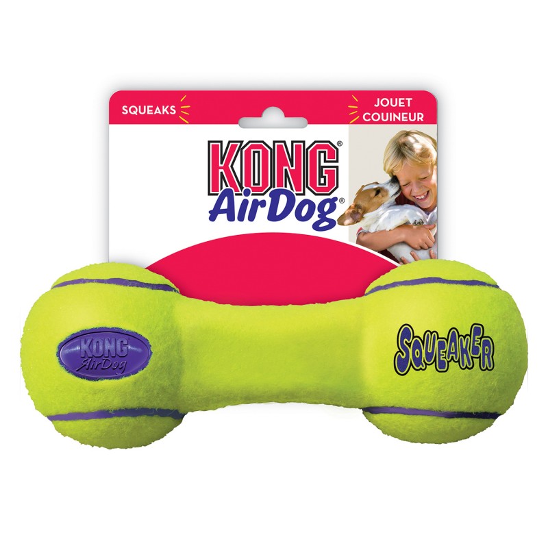 KONG игрушка для собак Air Гантель большая 23 см