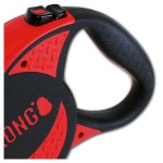 Поводок-рулетка KONG Ultimate XL лента 5 м, для собак весом до 70 кг, красная