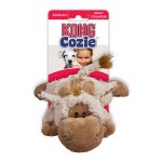 KONG Cozie™ Naturals игрушка для собак "Кози Натура" (обезьянка, барашек, лось) плюш, средние 23 см