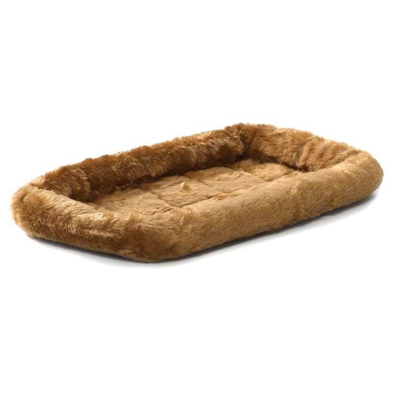 MidWest лежанка Pet Bed меховая 56х33 см коричневая