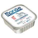 Монопротеиновый влажный корм для собак Monge SOLO MANZO из свежего мяса филейной части говядины 150 гр