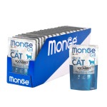 Беззерновой влажный корм Monge Cat Grill Pouch Sgombro Senior для пожилых кошек эквадорская макрель 85 гр