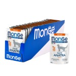 Монопротеиновые консервы Monge Cat Monoprotein Pouch паучи для кошек утка 85г