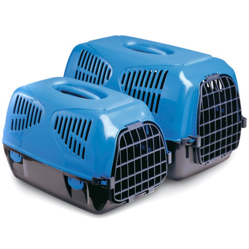 MPS переноска для кошек и собак средних пород SIRIO BIG 64х39х39h см голубая