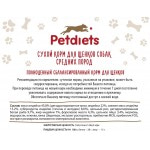 Купить Корм на развес Petdiets для щенков и юниоров средних пород собак, индейка, 500 гр Petdiets в Калиниграде с доставкой (фото 1)