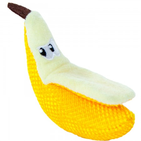 Petstages игрушка для кошек Dental Банан