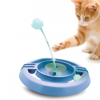 Petstages игрушка для кошек Трек-неваляшка 34 см