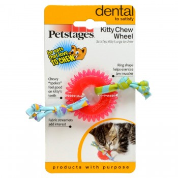 Petstages игрушка для кошек Dental ОРКА колесико