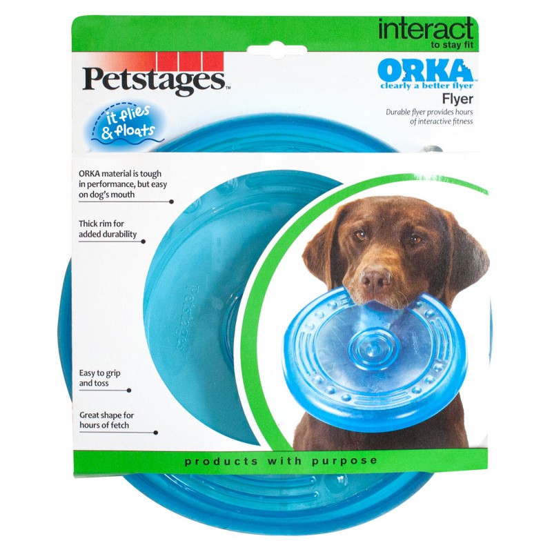 Купить Petstages игрушка для собак крупных пород ORKA (ОРКА) летающая тарелка-фрисби 22 см Petstages в Калиниграде с доставкой (фото)