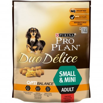 Purina Pro Plan Duo Delice OPTIBALANCE для собак мелких и карликовых пород с говядиной, 700 гр