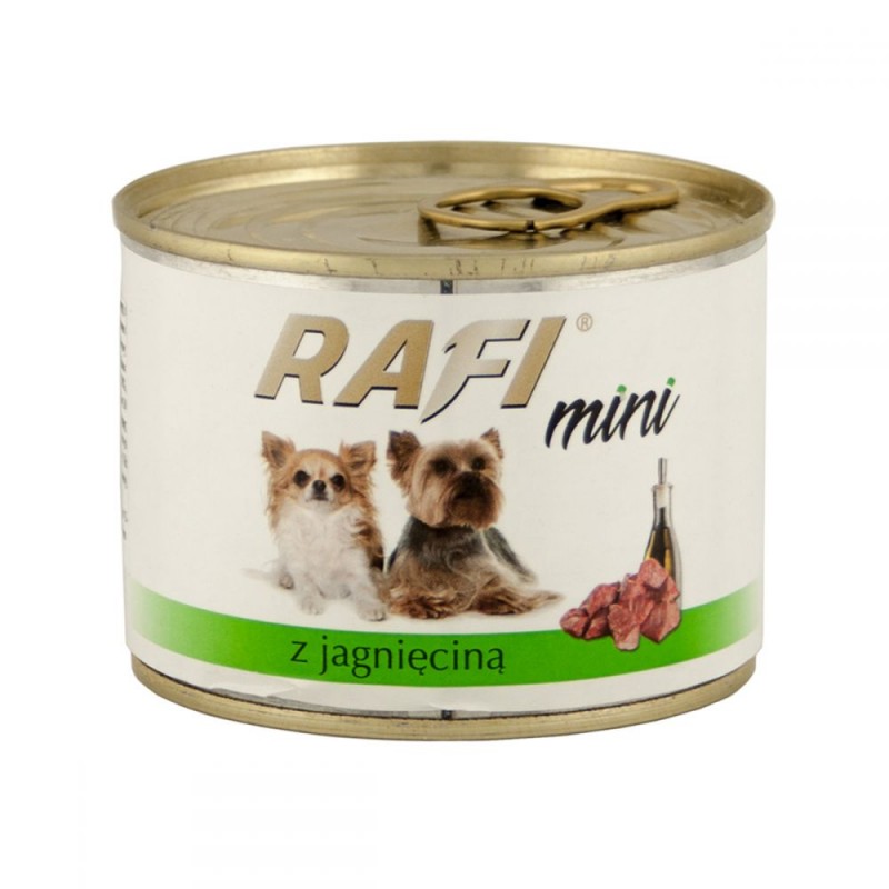 Dolina Noteci Rafi mini Консервы для собак малых пород c ягненком 185 гр