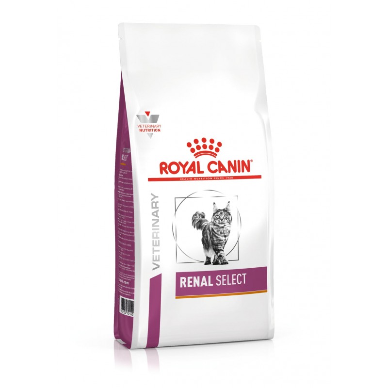 Сухой диетический корм Royal Canin Renal Select Feline для взрослых кошек с пониженным аппетитом для поддержания функции почек при острой или хронической почечной недостаточности 400 гр