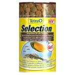 Tetra Selection корм для всех видов рыб 4 вида хлопья/чипсы/гранулы 100 мл