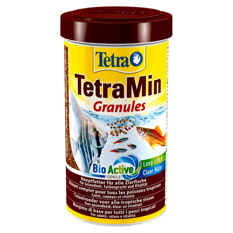 Tetra Min Granules корм для всех видов рыб в гранулах 500 мл