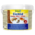 TetraCichlid Colour Mini корм для всех видов цихлид для улучшения окраса 10 л (ведро)