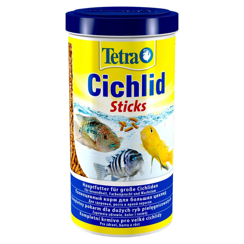 TetraCichlid Sticks корм для всех видов цихлид в палочках 1 л