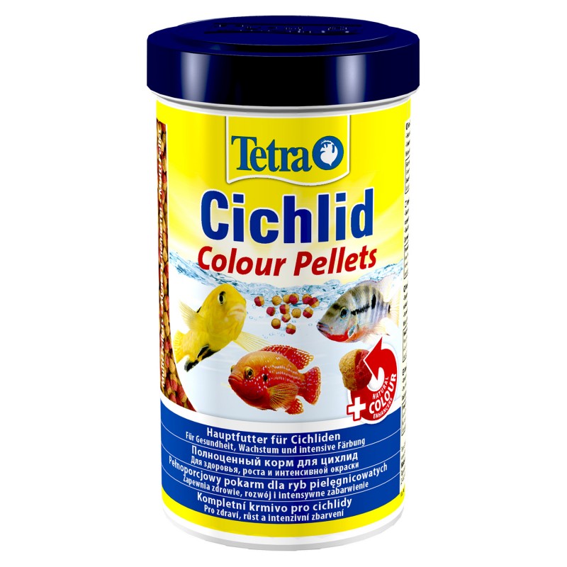 TetraCichlid Colour корм для всех видов цихлид для улучшения окраса 500 мл