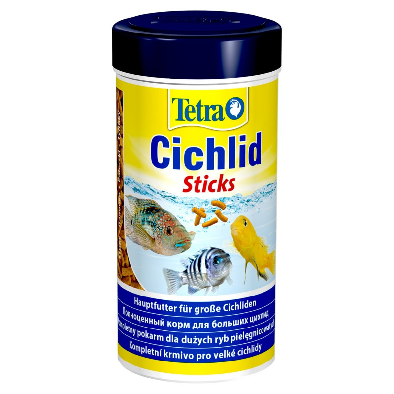 TetraCichlid Sticks корм для всех видов цихлид в палочках 250 мл